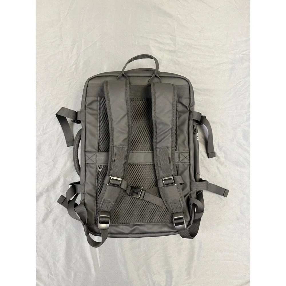 ReeYee Expandable 25L-40L Travel Backpack Black Laptop Bag Business Commute